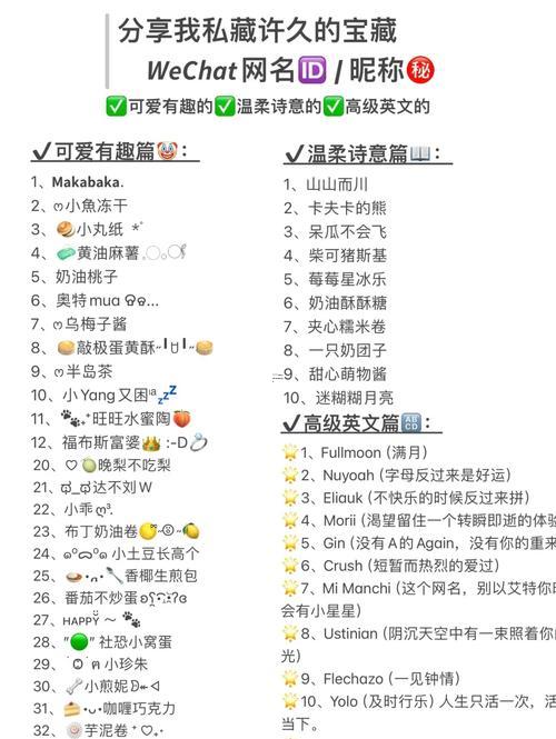 新浪微博名字大全